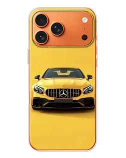 Чехол для iPhone 17 Pro Max с картинкой «Желтый Mercedes GT» Чехол для iPhone 17 Pro Max с картинкой «Желтый Mercedes GT»