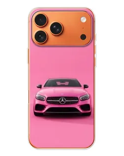 Чехол для iPhone 17 Pro Max с картинкой «Розовый Mercedes AMG» Чехол для iPhone 17 Pro Max с картинкой «Розовый Mercedes AMG»