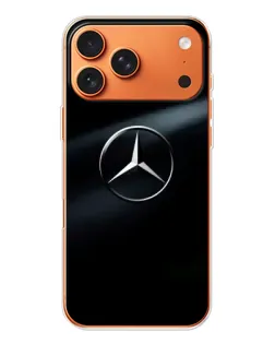Чехол для iPhone 17 Pro Max с картинкой «Mercedes на металле» Чехол для iPhone 17 Pro Max с картинкой «Mercedes на металле»