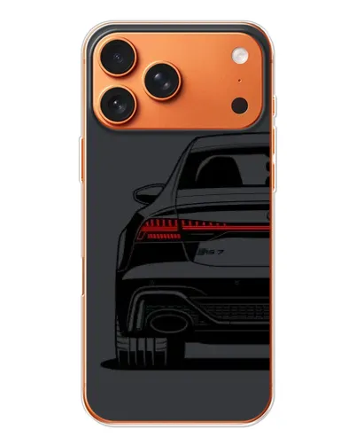 Чехол для iPhone 17 Pro Max с картинкой «Задняя часть Audi — арт»