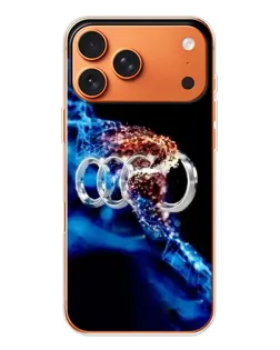 Чехол для iPhone 17 Pro Max с картинкой «Энергия лого Audi»