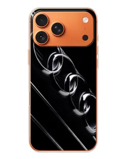 Чехол для iPhone 17 Pro Max с картинкой «Audi — абстрактные кольца»