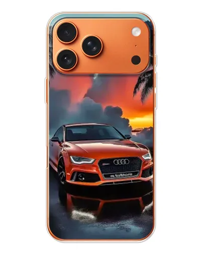 Чехол для iPhone 17 Pro Max с картинкой «Audi — закат»