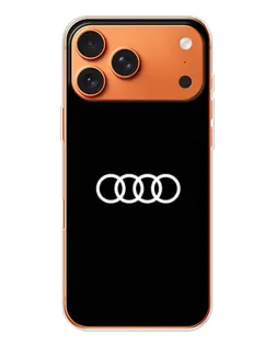 Чехол для iPhone 17 Pro Max с картинкой «Audi White Logo»