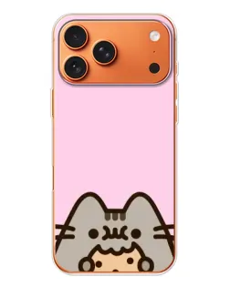 Чехол для iPhone 17 Pro Max с картинкой «Pusheen и печенье» Чехол для iPhone 17 Pro Max с картинкой «Pusheen и печенье»