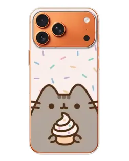Чехол для iPhone 17 Pro Max с картинкой «Пушин с кексом» Чехол для iPhone 17 Pro Max с картинкой «Пушин с кексом»