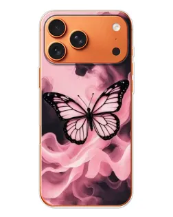 Чехол для iPhone 17 Pro Max с картинкой «Бабочка в дыму» Чехол для iPhone 17 Pro Max с картинкой «Бабочка в дыму»
