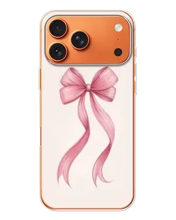 Чехол для iPhone 17 Pro Max с картинкой «Розовый бант» Чехол для iPhone 17 Pro Max с картинкой «Розовый бант»