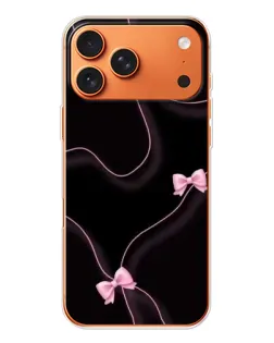 Чехол для iPhone 17 Pro Max с картинкой «Розовые ленты» Чехол для iPhone 17 Pro Max с картинкой «Розовые ленты»