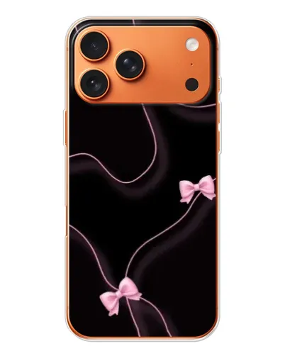 Чехол для iPhone 17 Pro Max с картинкой «Розовые ленты»