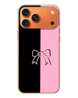 Чехол для iPhone 17 Pro Max с картинкой «Половинки банта» Чехол для iPhone 17 Pro Max с картинкой «Половинки банта»