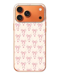 Чехол для iPhone 17 Pro Max с картинкой «Розовые бантики Coquette» Чехол для iPhone 17 Pro Max с картинкой «Розовые бантики Coquette»