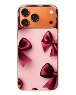 Чехол для iPhone 17 Pro Max с картинкой «Бордовый атлас» Чехол для iPhone 17 Pro Max с картинкой «Бордовый атлас»