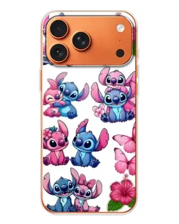 Чохол для iPhone 17 Pro Max з картинкою «Стікери Stitch та Angel» Чохол для iPhone 17 Pro Max з картинкою «Стікери Stitch та Angel»