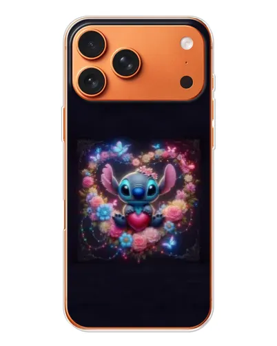 Чохол для iPhone 17 Pro Max з картинкою «Stitch у квітах» Чохол для iPhone 17 Pro Max з картинкою «Stitch у квітах»