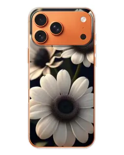 Чехол для iPhone 17 Pro Max с картинкой «Белые маргаритки макро» Чехол для iPhone 17 Pro Max с картинкой «Белые маргаритки макро»