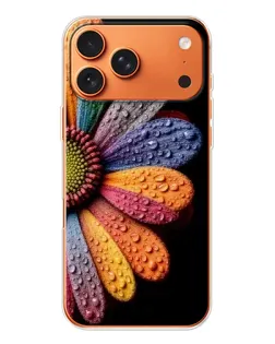 Чехол для iPhone 17 Pro Max с картинкой «Радужный цветок» Чехол для iPhone 17 Pro Max с картинкой «Радужный цветок»