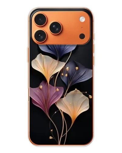 Чехол для iPhone 17 Pro Max с картинкой «Лиловые цветы грации»
