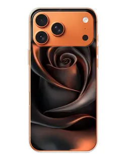 Чехол для iPhone 17 Pro Max с картинкой «Шелковая черная роза» Чехол для iPhone 17 Pro Max с картинкой «Шелковая черная роза»