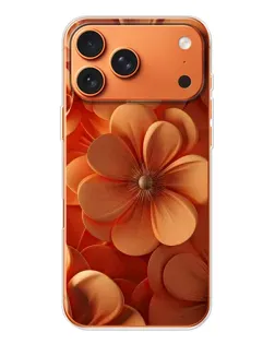Чехол для iPhone 17 Pro Max с картинкой «Оранжевый макро цветок» Чехол для iPhone 17 Pro Max с картинкой «Оранжевый макро цветок»
