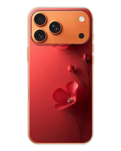 Чехол для iPhone 17 Pro Max с картинкой «Маковые соцветия»