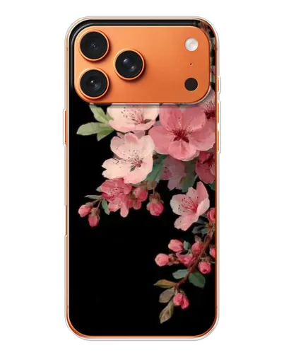 Чехол для iPhone 17 Pro Max с картинкой «Розовая ветка сакуры»