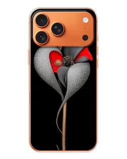 Чехол для iPhone 17 Pro Max с картинкой «Серебряный фантазийный цветок» Чехол для iPhone 17 Pro Max с картинкой «Серебряный фантазийный цветок»