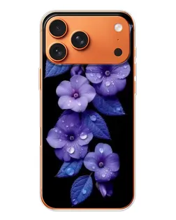 Чехол для iPhone 17 Pro Max с картинкой «Фиолетовые цветы с росою» Чехол для iPhone 17 Pro Max с картинкой «Фиолетовые цветы с росою»