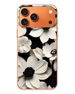 Чехол для iPhone 17 Pro Max с картинкой «Объемные белые цветы» Чехол для iPhone 17 Pro Max с картинкой «Объемные белые цветы»
