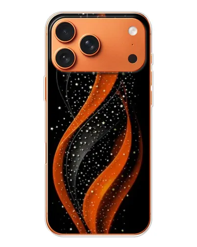 Чехол для iPhone 17 Pro Max с картинкой «Огненная звездная волна»