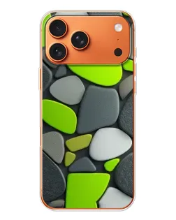 Чехол для iPhone 17 Pro Max с картинкой «Яркая неоновая галька» Чехол для iPhone 17 Pro Max с картинкой «Яркая неоновая галька»