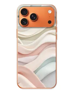 Чехол для iPhone 17 Pro Max с картинкой «Пастельные нежные волны» Чехол для iPhone 17 Pro Max с картинкой «Пастельные нежные волны»