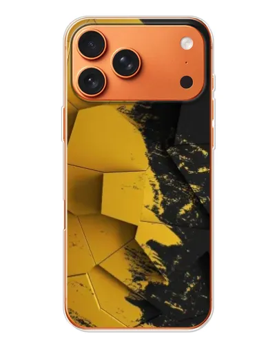 Чехол для iPhone 17 Pro Max с картинкой «Золотые осколки геометрии»