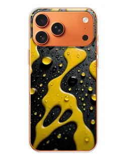 Чехол для iPhone 17 Pro Max с картинкой «Жидкое желтое золото» Чехол для iPhone 17 Pro Max с картинкой «Жидкое желтое золото»