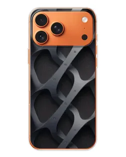 Чехол для iPhone 17 Pro Max с картинкой «Объемное серое плетение» Чехол для iPhone 17 Pro Max с картинкой «Объемное серое плетение»