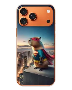 Чехол для iPhone 17 Pro Max с картинкой «Капи-мен супергерой»