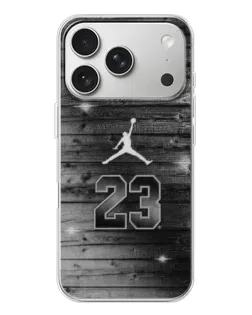 Чехол для iPhone 17 Pro с картинкой «Jordan Carbon 23»