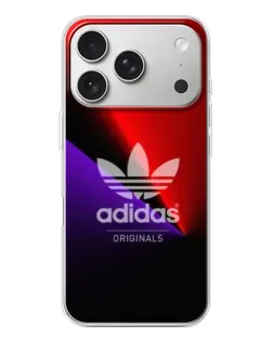 Чехол для iPhone 17 Pro с картинкой «Adidas Red Neon» Чехол для iPhone 17 Pro с картинкой «Adidas Red Neon»