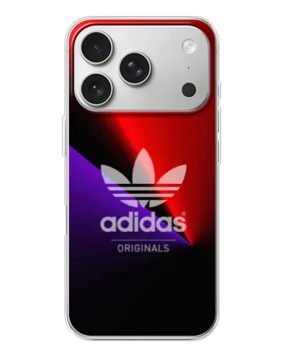 Чехол для iPhone 17 Pro с картинкой «Adidas Red Neon»