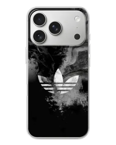 Чехол для iPhone 17 Pro с картинкой «Абстрактный дым Adidas»