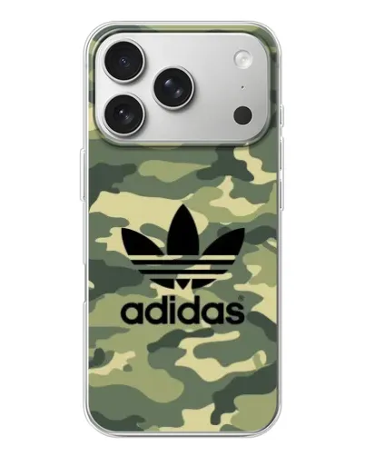Чехол для iPhone 17 Pro с картинкой «Милитари стиль Adidas»