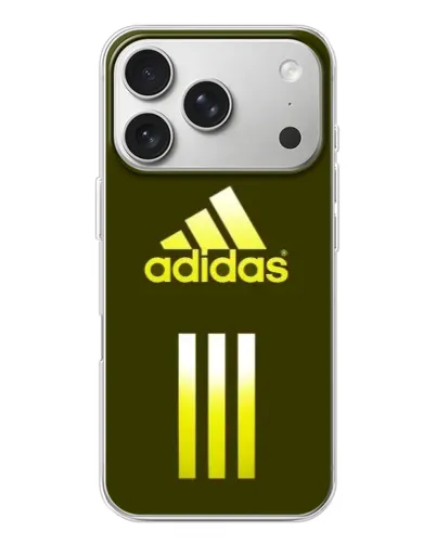 Чехол для iPhone 17 Pro с картинкой «Оливковый градиент Adidas»