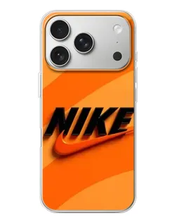 Чехол для iPhone 17 Pro с картинкой «Оранжевый драйв Nike» Чехол для iPhone 17 Pro с картинкой «Оранжевый драйв Nike»
