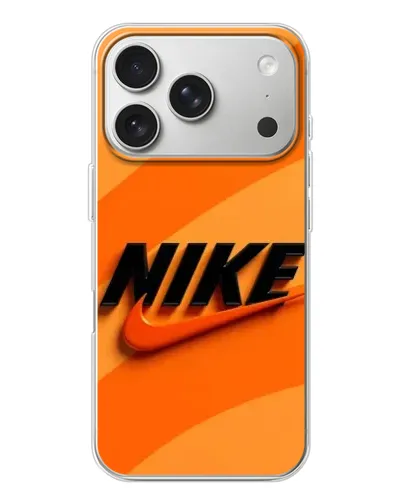 Чехол для iPhone 17 Pro с картинкой «Оранжевый драйв Nike» Чехол для iPhone 17 Pro с картинкой «Оранжевый драйв Nike»