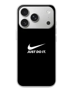 Чехол для iPhone 17 Pro с картинкой «Минимализм от Nike» Чехол для iPhone 17 Pro с картинкой «Минимализм от Nike»