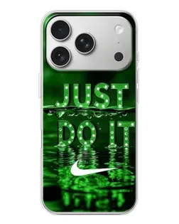Чехол для iPhone 17 Pro с картинкой «Зеленый неоновый Nike» Чехол для iPhone 17 Pro с картинкой «Зеленый неоновый Nike»