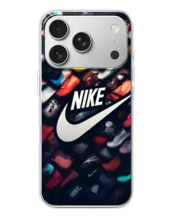 Чехол для iPhone 17 Pro с картинкой «Коллекция кроссовок Nike» Чехол для iPhone 17 Pro с картинкой «Коллекция кроссовок Nike»