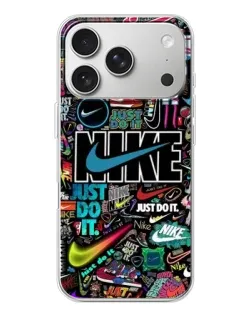 Чехол для iPhone 17 Pro с картинкой «Яркий коллаж Nike» Чехол для iPhone 17 Pro с картинкой «Яркий коллаж Nike»