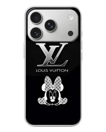 Чехол для iPhone 17 Pro с картинкой «LV и Минни Маус»