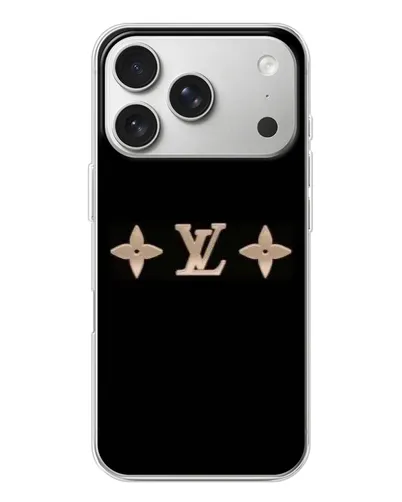 Чехол для iPhone 17 Pro с картинкой «Louis Vuitton — минимализм»